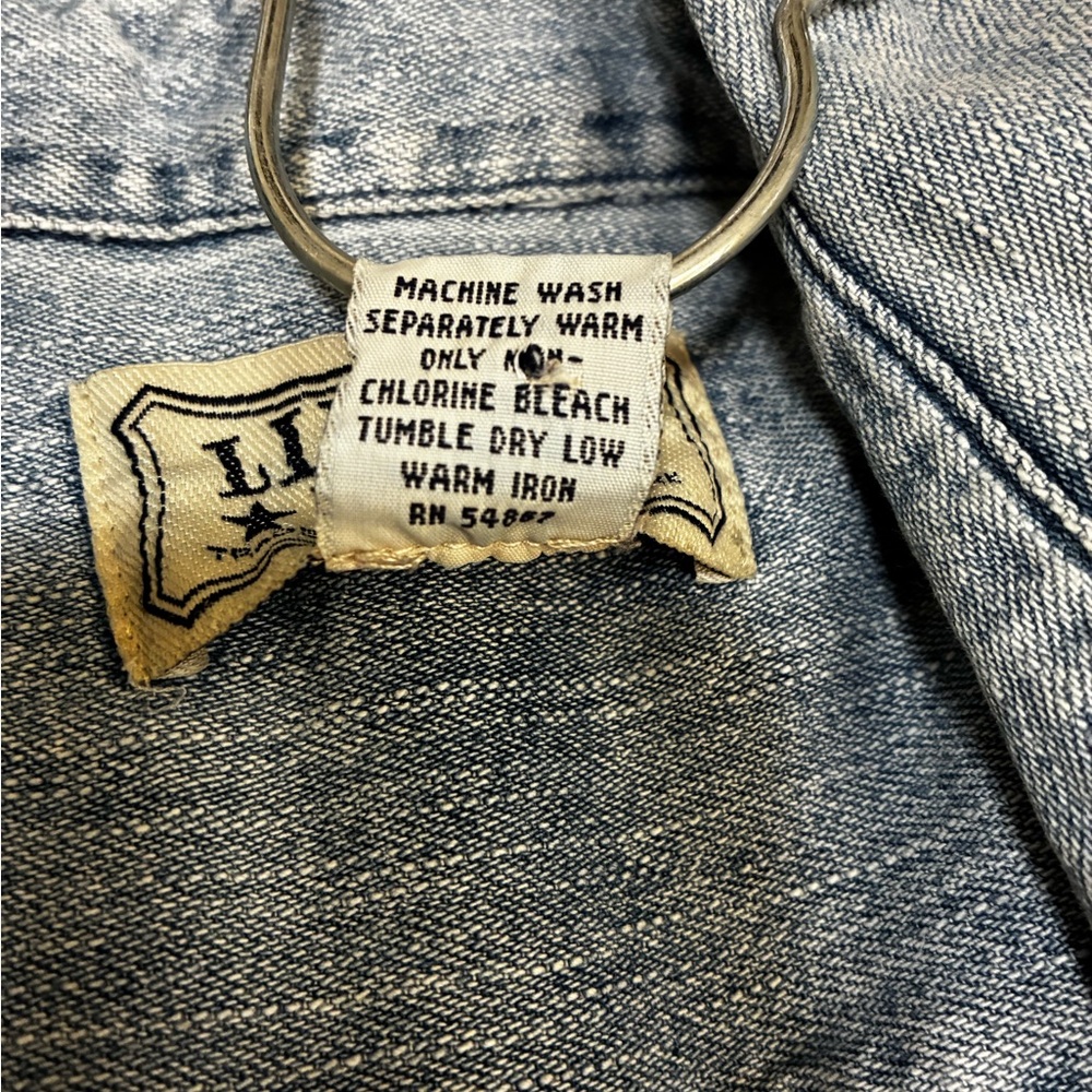 Denim Blue Button Down Shirt - Picture 4 of 7